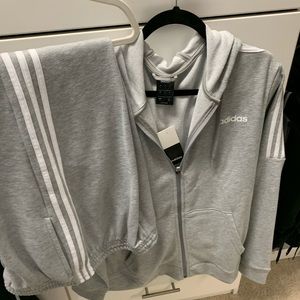 Adidas Sweat Jacket and Pants with tags
